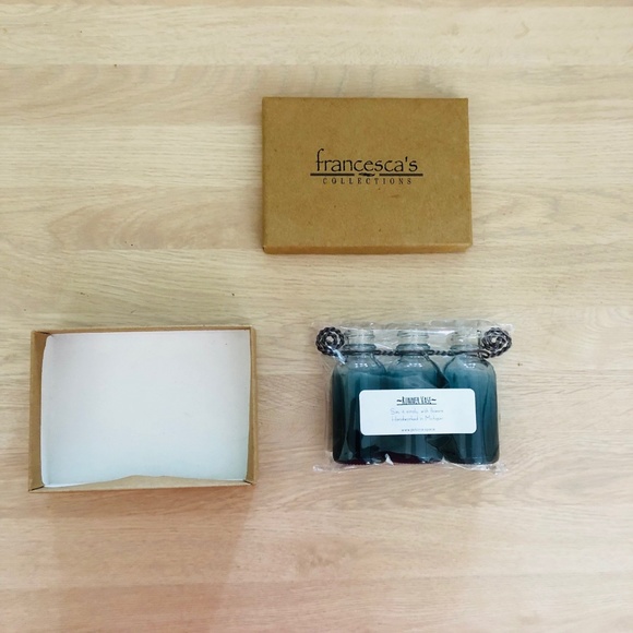 NWOT Francesco Blue Runner Vase (Set of Three) - Picture 3 of 7